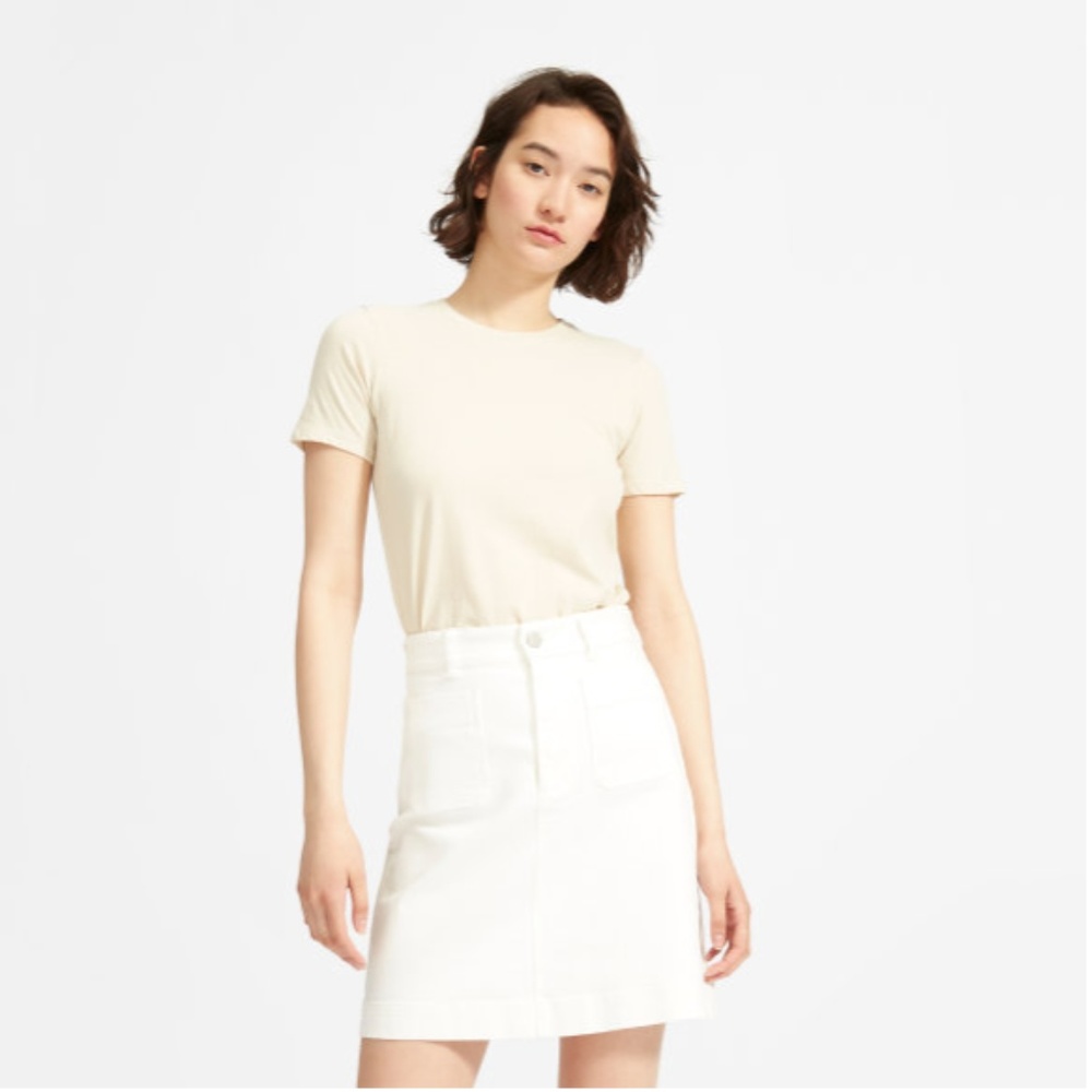 Everlane Cotton Crew in tan